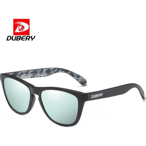 DUBERY 2021 New Sports Riding Leisure Sunglasses Fishing Polarized Sunglasses Color Film Polarized Glasses