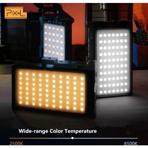 Rechargable RGB Video Light Panel With 1/4 Hot Shoe Connector For DSLR Camera Colorful Photography Studio Lighting For Youtube