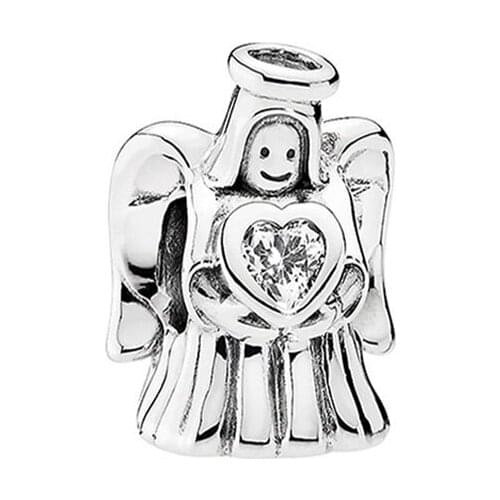 Authentic 925 Sterling Silver Beads Creative angel love beads Fit Original Pandora Bracelet For Women DIY Jewelry