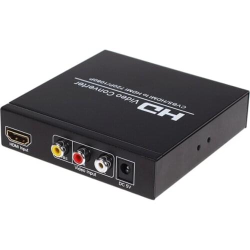 HDMI Converter CVBS HDMI to HDMI Converter Adapter Composite CVBS to HDMI 720P/1080P Convert NTSC/PAL for HDTV