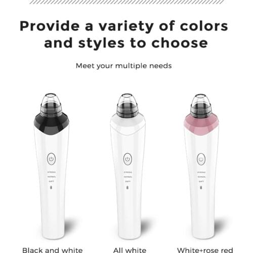 Blackhead Remover Instrument Facial Pore Cleaner Black Dot Acne Vacuum Suction Cleaner Tool Face Cleaning Exfoliating Skin Care