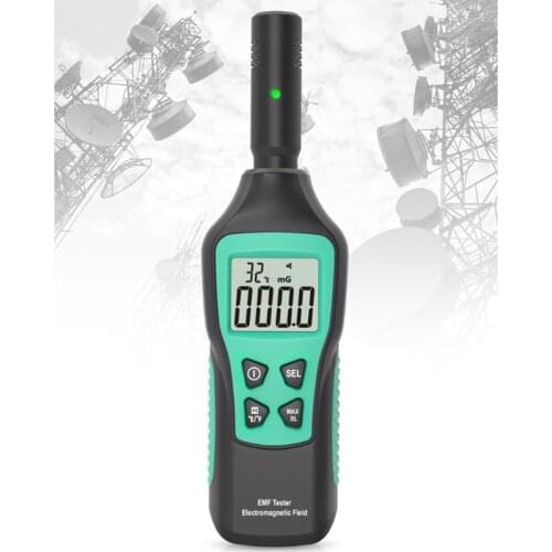 Handheld High Precision EMF Meter Electromagnetic Radiation Detector LCD Display For Measuring Radiation