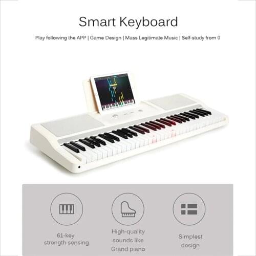 TheONE TOK1 61 Keys Smart Electronic Piano Organ Light Keyboard Smart Piano Music Training Birthday Gift For Beginner Amateur