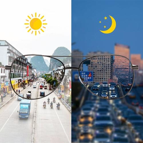 Photochromic Sunglasses Men Polarized Driving Chameleon Glasses Male Change Color Sun Glasses Day Night Vision Drivers Eyewear