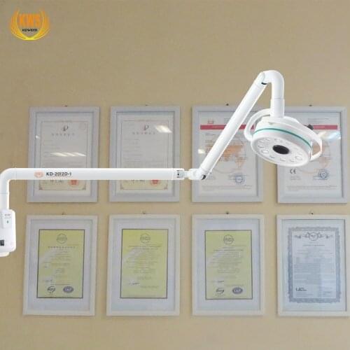 Dental 12 Holes LED Shadowless Wall Hanging Wall Mounted Operating Light Examination Lamp Operation Light Lamp KD-2012D-1