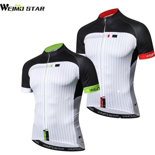 Weimostar Men Cycling Jersey Bicycle Team Bike Jerseys Racing roupa ciclismo Breathale Mountain Bike Clothing Quick-Dry Tops