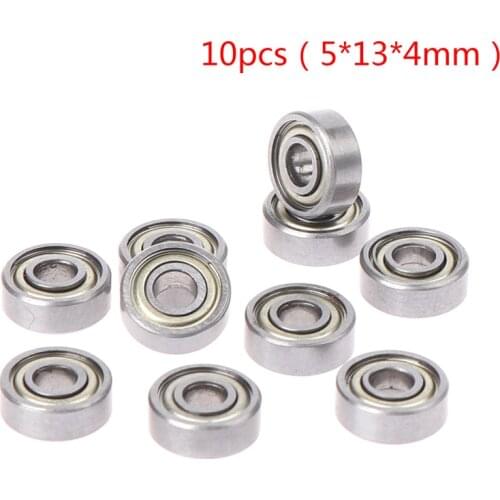 10pcs Deep Groove Spherical Carbon Steel Miniature Bearings 695ZZ Double Shielded Miniature High-carbon Steel Single Row