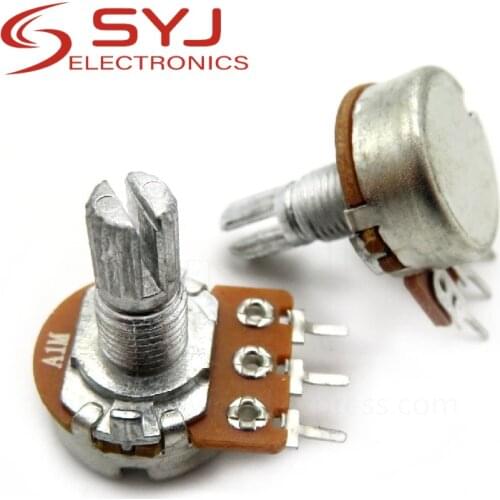 2pcs/lot Imports diaphragm 148 single - potentiometer A105 handle length 15MM flowers with 41 points step A1M In Stock
