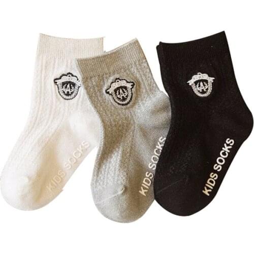 5 pairs / lot spring&autumn Cotton socks high quality brand for Children boys socks 1-3 year baby socks