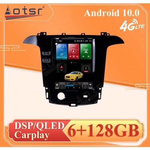 6+128G For Ford S-Max Galaxy Android Radio tape recorder 2007-2015 Car Multimedia Player Stereo head unit Tesla Style GPS Navi