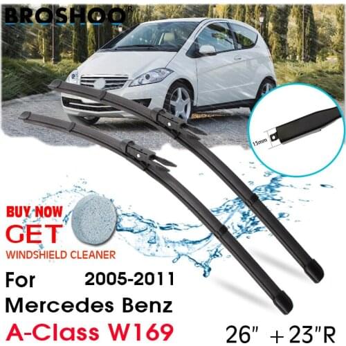 Car Wiper Blade Front Windscreen Windshield Wipers Blades Auto Accessories For Mercedes Benz A-Class W169 26"+23"R 2005-2011