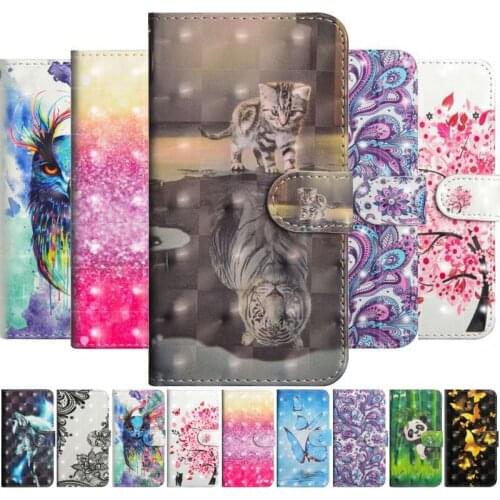 Tiger Wolf Kids Wallet For Etui Motolola Moto G8 Power Lite G7 Play G6 G5S Plus Flip Leather Case One Macro E6 E5 Play P24G