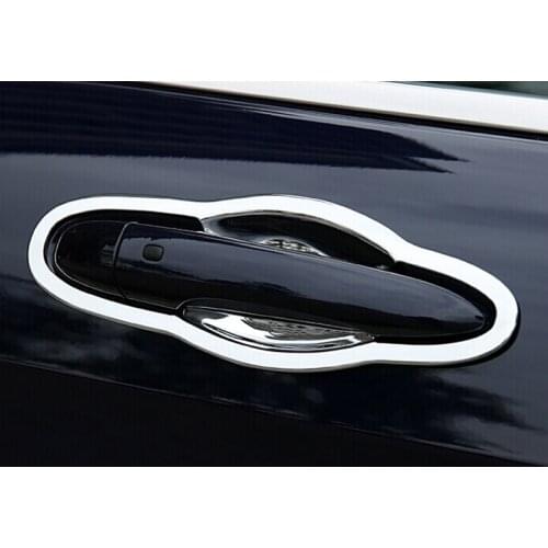 FOR Jeep Cherokee KL 2014 2015 2016 2017 2018 ABS Chrome Car Door protector handle Bowl frame Cover Trim car styling accessories