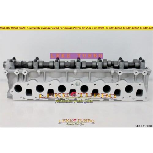 908 602 RD28 RD28T Complete Cylinder Head Assembly For Nissan Patrol GR 2.8L 12v 11040-34J04 11040-34J02 11040-34J01 11040-34J00