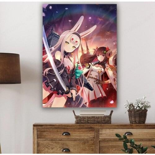 AZUR LANE CROSSWAVE COMPLETE DELUXE EDITION BUNDLE RPG Video Game Canvas Poster Home Wall Painting Decoration