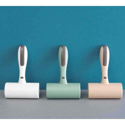 Lint Roller Remover with 3 Papers Pet Hair Remover Lint Brush Wool Clothes Dust Sofa Carpet Fluff Brush Household Cleaning Tools
