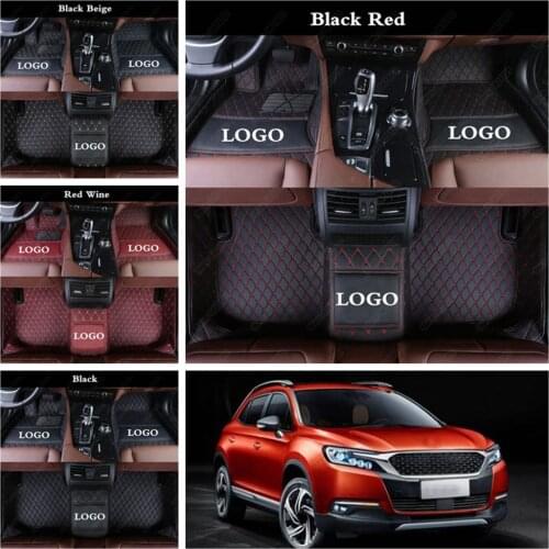 Leather CAR Floor Mat for Citroen DS DS4S DS5LS DS3 DS4 DS5 DS6 DS7 Auto Carpet Cover Foot Mat Car Floor Mats Car Accessories