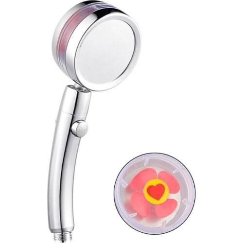 Multifunctional Wall-mounted Shower Visual Turbo Shower Head Durable Pressurized Shower Head Removable Handheld Shower