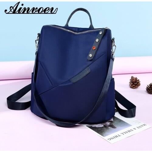 Ainvoev Fashion Lady Backpack Waterproof and Anti-theft Women Backpack Oxford Women Backpacks Teenage Girl School Bags