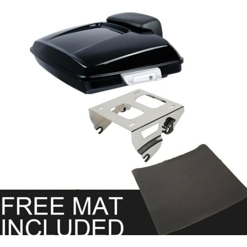 Motorcycle Razor Pack Backrest Trunk Solo Mount For Harley Tour Pak Touring Road King Road Glide 2014-2021