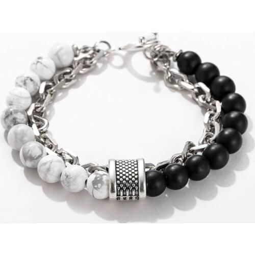 NADEEM Stone Bracelets For Men