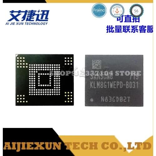 10pcs/lot KLM8G1WEPD-B031 BGA153 Memory IC CHIPS NEW AND ORIGIANL