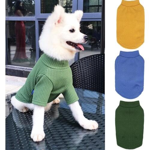 Dog Clothes Bipeds Comfortable Bottoming Shirts Dog T-shirts Classic Spring Autumn Pet Clothing Outer Wear