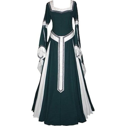 Victorian Dress Medieval Dress Renaissance Victorian Gothic Dresses Adult Women Cosplay Costume