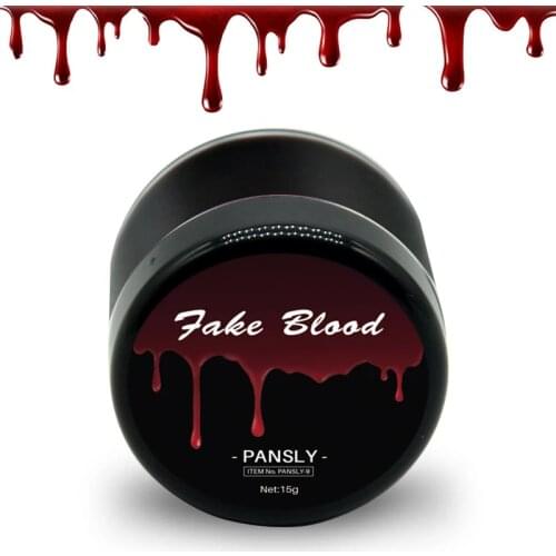 Halloween Makeup Fake Blood Face Body Paint Wounds Scars Cosplay Party Supplies MA