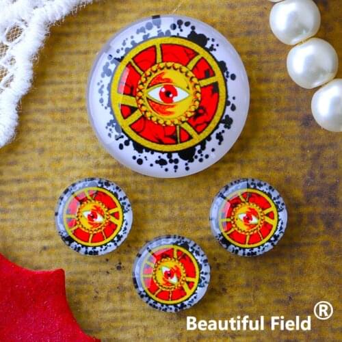 12mm 25mm 14mm 16mm 18mm 20mm Photo Glass Cabochons Round Cameo Set Handmade Settings Stone Magic WA3033