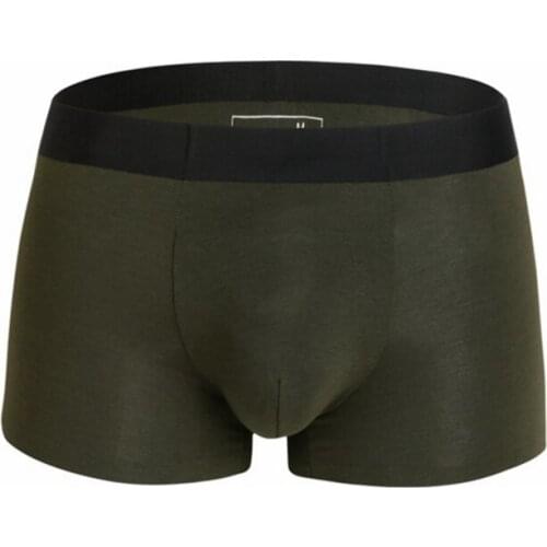 High Quality Cotton Solid Underwear Men Boxers Sexy Seamless Panties Male Underpants Mens Breathable Soft Boxer Shorts