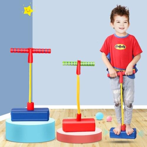 1Pcs Outdoor Toy Sports Foam Pogo Jumper Bounce Shoe Jumping Frog Game Dexterity Balancing Training Interactive Toy For Children
