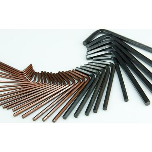 10PCS CNC Wrench Hexagonal wrench l2/2.5/3/4/5mm hexagonal edge 12.9t