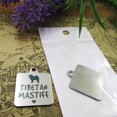 10pcs--"Tibetan Mastiff"stainless steel charms more style for choosing DIY Charms pendants for necklace