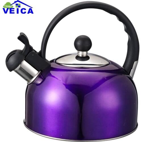 2.5L Top Quality New Water Bottle Whey Protein Fashion Durable Stainless Steel Whistle Tea Kettle With Handle