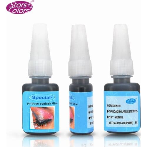 For Practice 15ml Long Lasting Brand Diamond Lashes Glue Low Odor No Toxic Low Stimulate Dark Eyelash Extension Glue
