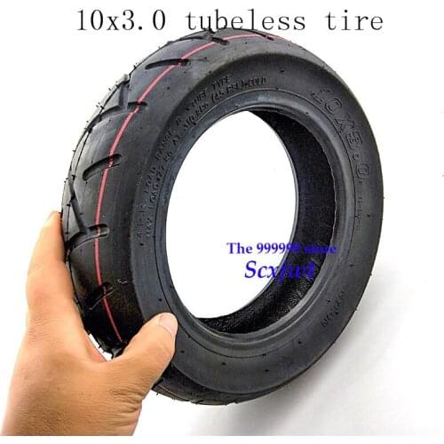 Lightning shipping 10x3.0 electric scooter Tubeless Vacuum tire 10*3.0 scooter vacuum tyre 10 inch widening and thickening tire