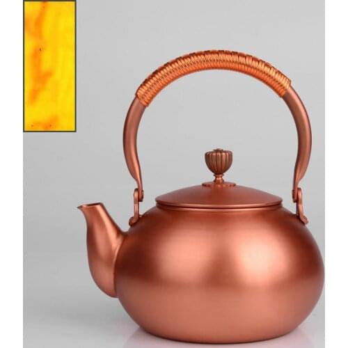 Pure copper tea pot chinese teapot chinese teapot yixing tea pots and kettles theepot teepot teaware tea set tea kettle