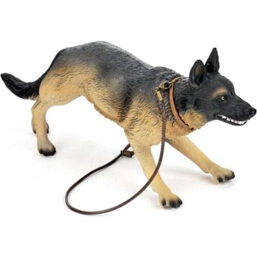 1/6 Scale Police Dog Action Figure Accessories Military Soldiers German Shepherd Toys Mini Animal Figures