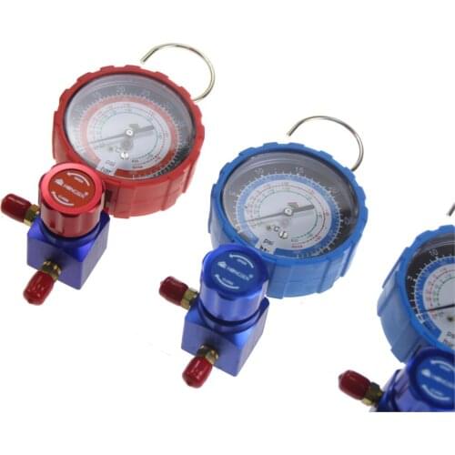 HS-468AH/AL Freon Refrigerant one way manifold gauge for Car AC Airconditioning Conditioner R410A R32
