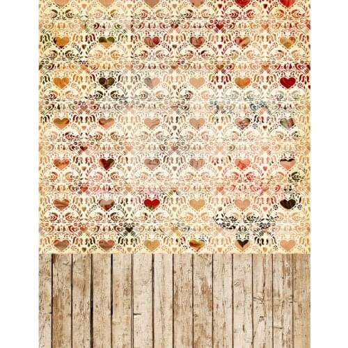 LIFE MAGIC BOX Studio Backdrop Heart Shape Vinyl Photography Studio Photo Background S-2525