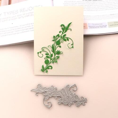 DUOFEN METAL CUTTING DIES plants vines leaves stencil DIY Scrapbook Paper Album 2020 new