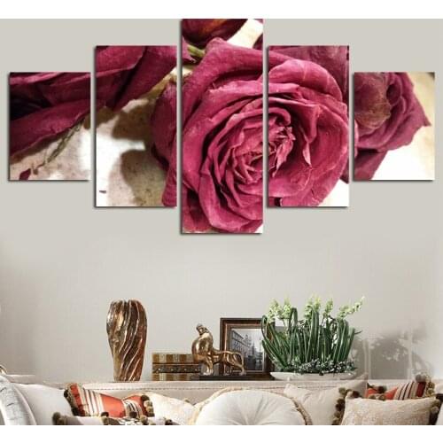 Modular Pictures Art Rose Poster Wall Art Modular Paintings For The Kitchen Wall Pictures For Living Room Canvas Painting FA464