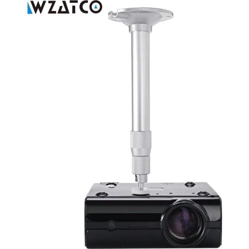 WZATCO Projector Brackets Wall Ceiling Mount 360 degrees Adjustable Bracket Hanger Ceiling Mount For WZATCO Projector