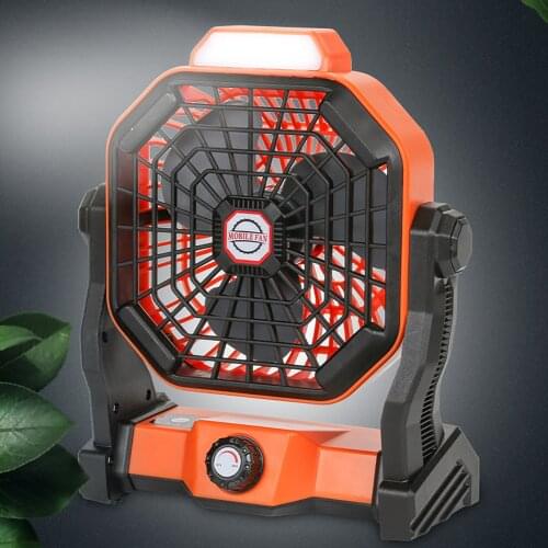 Usb Desk Fan Portable Outdoor Camping Lamp Usb Charging Multi-function Lighting Small Personal Desktop Table Fan#db4