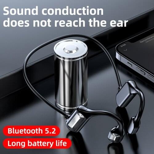 Bone Conduction Headphones Wireless Bluetooth 5.2 Earphone Stereo Sport Waterproof Headset With Microphone For Apple For Huawei