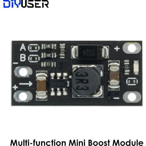 Newest Multi-function Mini Boost Module Step Up Board 5V/8V/9V/12V 1.5A LED Indicator Diy Electronic Voltage Module
