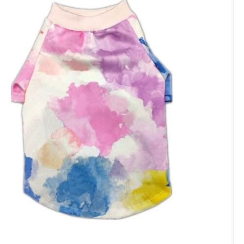 Spring Pet Dog Clothes for Small Dogs Clothing French Bulldog Multicolored Sweater Dog Accessories Chihuahua Tshirt PC2123