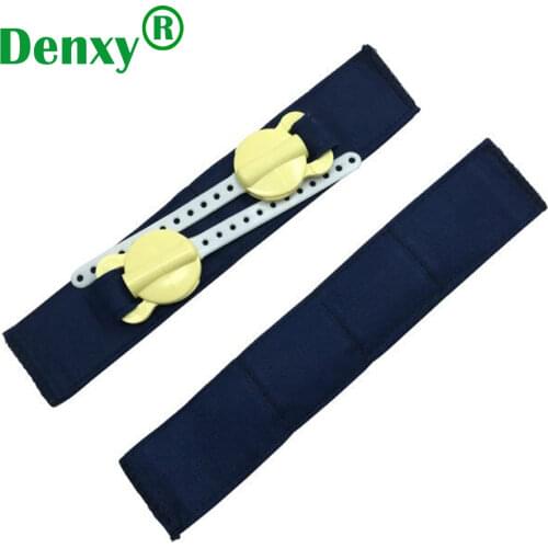 Denxy 5pc Orthodontic Extraoral Anchorage Head Cap with safety module High Pull Headgear Safety Neck Belt Dental Bracket Ortho