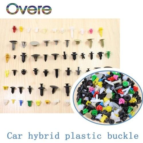 Overe 200pcs/set Mixed Car Fastener Auto Door Bumper Fender Rivet Clips For Renault Megane 3 Duster Captur Chevrolet Cruze Aveo